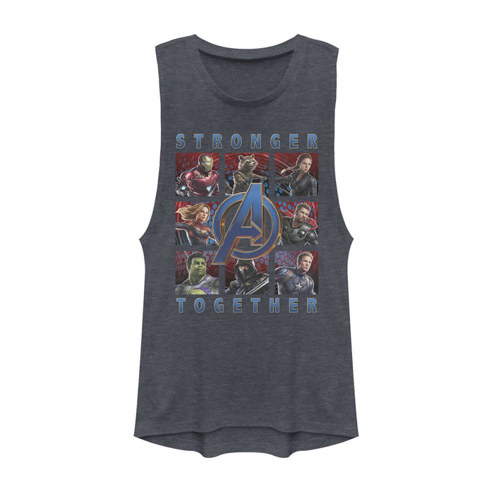 fifth sun Junior's Marvel Avengers: Endgame Stronger Together Festival Muscle Tee