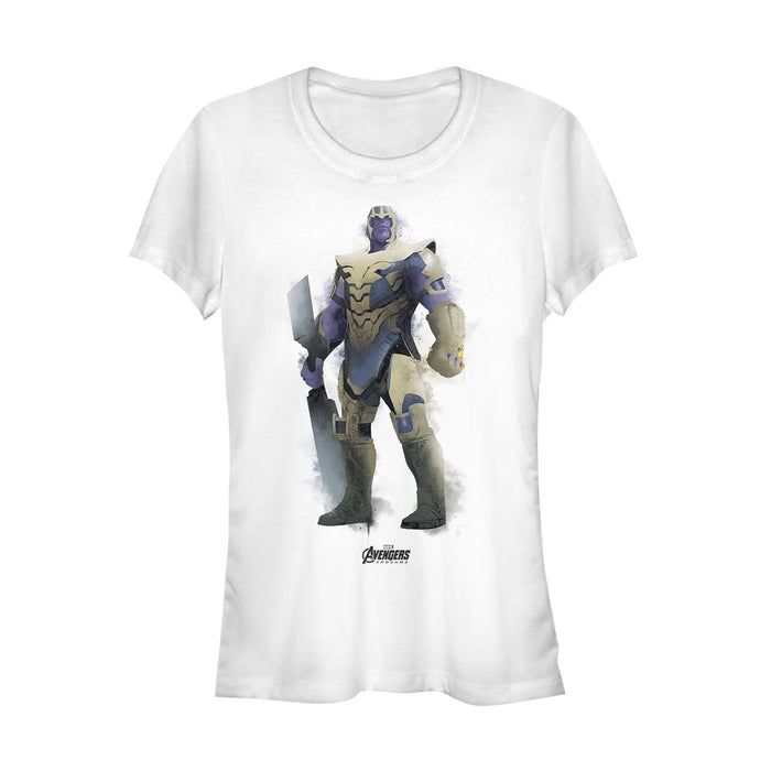 fifth sun Junior's Marvel Avengers: Endgame Thanos Spray Paint T-Shirt