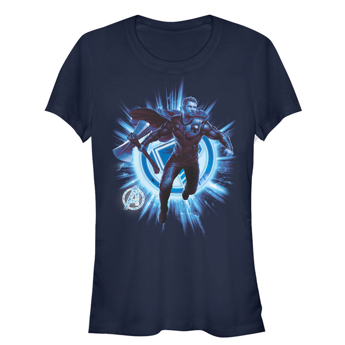fifth sun Junior's Marvel Avengers: Endgame Thor Star Logo T-Shirt