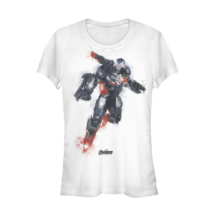 fifth sun Junior's Marvel Avengers: Endgame War Machine Spray Paint T-Shirt