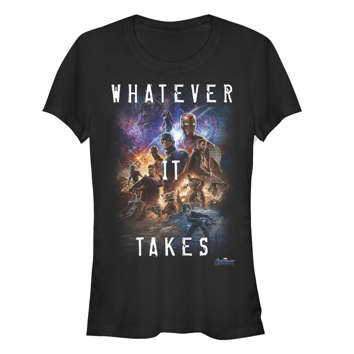 fifth sun Junior's Marvel Avengers: Endgame Whatever It Takes Poster T-Shirt