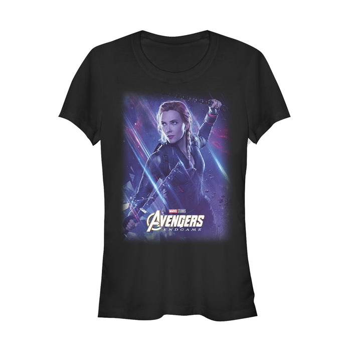 fifth sun Junior's Marvel Avengers: Endgame Widow Streaks T-Shirt