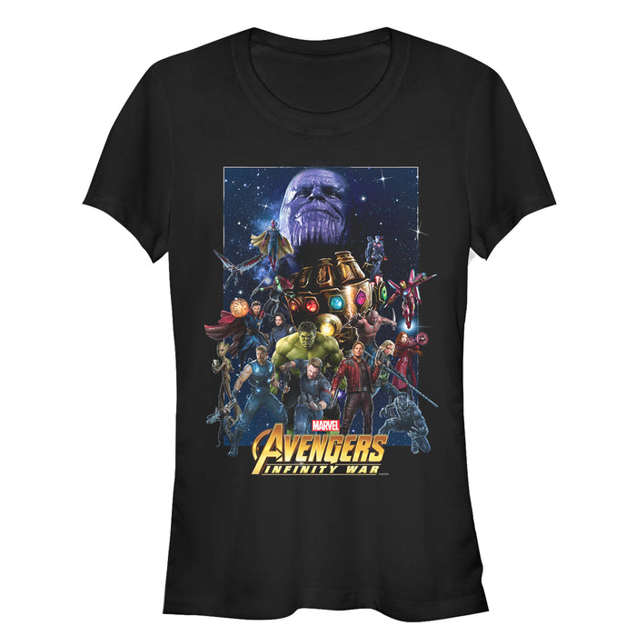 Fifth Sun Junior's Marvel Avengers: Infinity War Character Collage T-Shirt