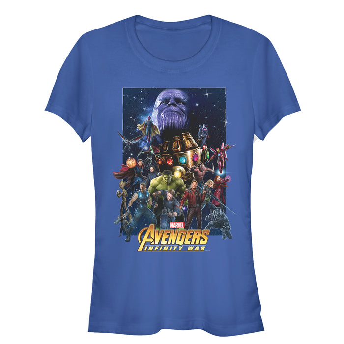 fifth sun Junior's Marvel Avengers: Infinity War Character Collage T-Shirt