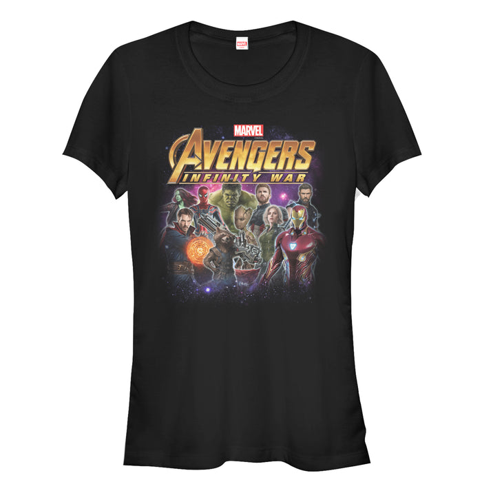 fifth sun Junior's Marvel Avengers: Infinity War Character Shot T-Shirt