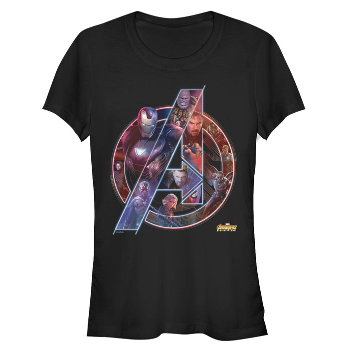 fifth sun Junior's Marvel Avengers: Infinity War Logo T-Shirt