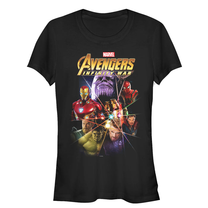 fifth sun Junior's Marvel Avengers: Infinity War Prism T-Shirt
