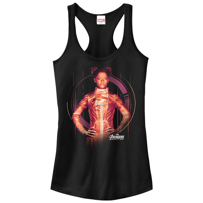 fifth sun Junior's Marvel Avengers: Infinity War Shuri Tech Racerback Tank Top