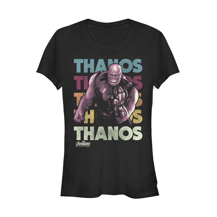 fifth sun Junior's Marvel Avengers: Infinity War Thanos Repeat T-Shirt