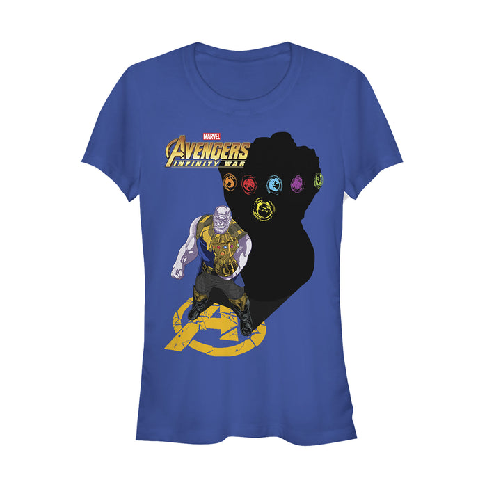 fifth sun Junior's Marvel Avengers: Infinity War Thanos Shadow T-Shirt