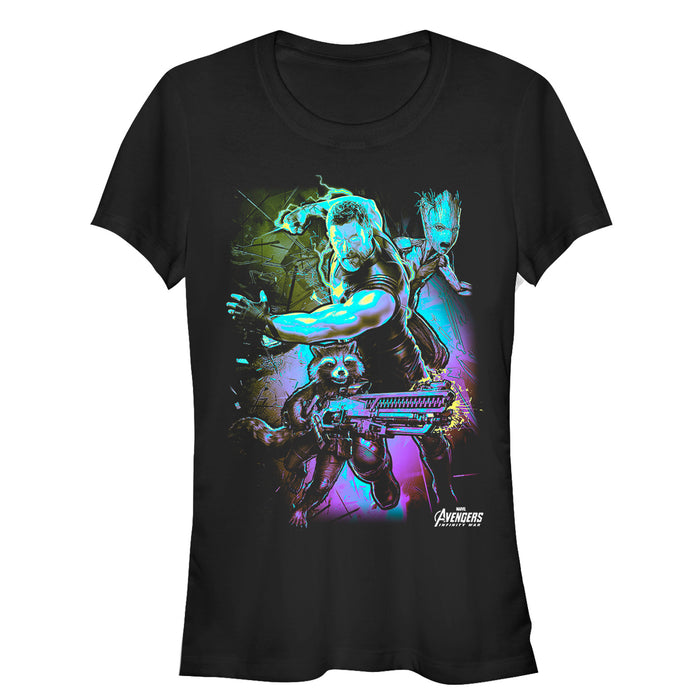 Fifth Sun Junior's Marvel Avengers: Infinity War Thor Lightning T-Shirt