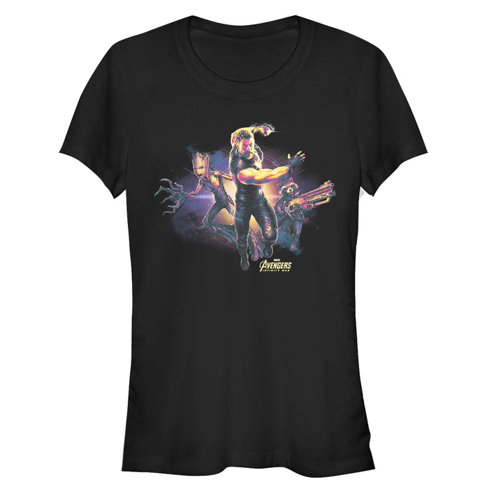 fifth sun Junior's Marvel Avengers: Infinity War Thor Trio T-Shirt