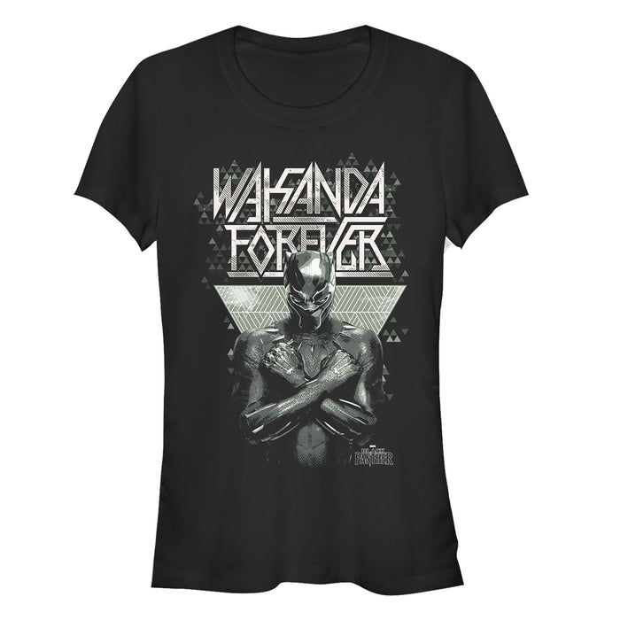 fifth sun Junior's Marvel Black Panther 2018 Wakanda Salute T-Shirt