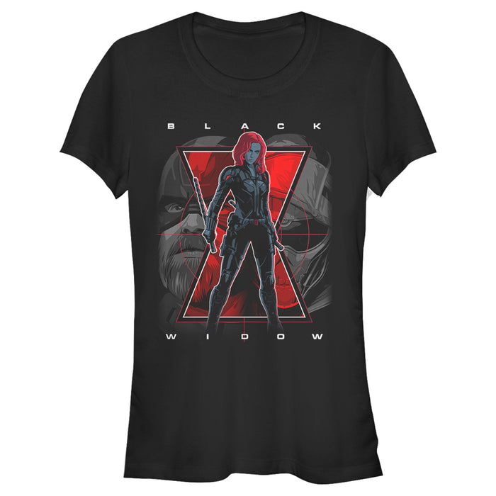 fifth sun Junior's Marvel Black Widow Battle Trio T-Shirt