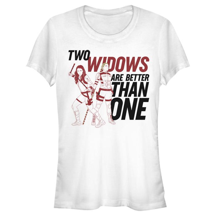fifth sun Junior's Marvel Black Widow Better Together T-Shirt