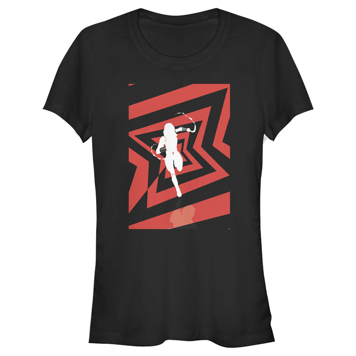 fifth sun Junior's Marvel Black Widow Bond Flashback T-Shirt