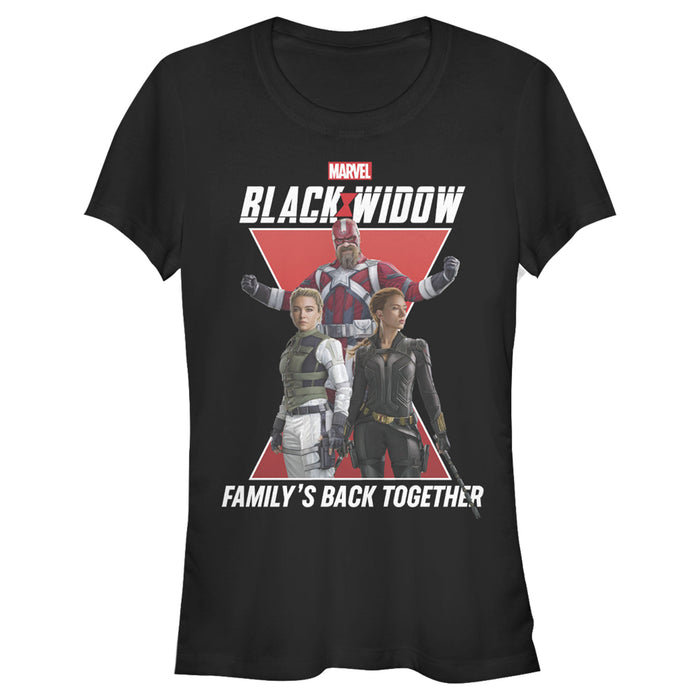 fifth sun Junior's Marvel Black Widow Family Back Together T-Shirt