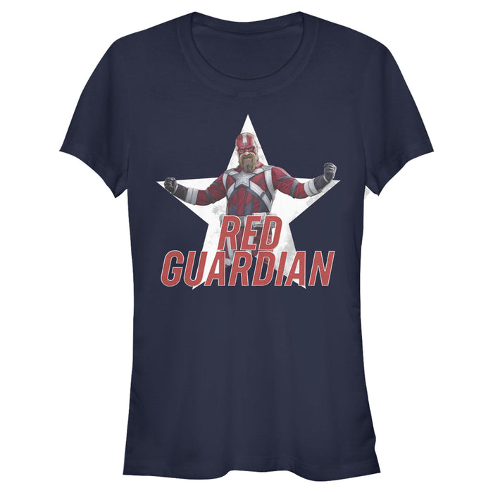 fifth sun Junior's Marvel Black Widow Guardian Pose T-Shirt