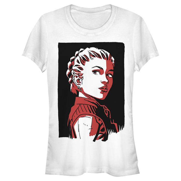 fifth sun Junior's Marvel Black Widow Yelena Portrait T-Shirt