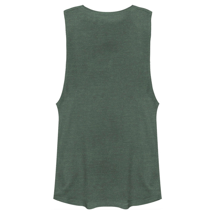 Fifth Sun Junior's Marvel Captain Marvel Celestial Goose Cat Festival Muscle Tee