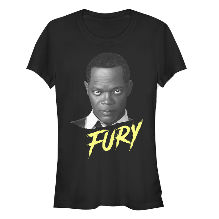 fifth sun Junior's Marvel Captain Marvel Fury Streak T-Shirt