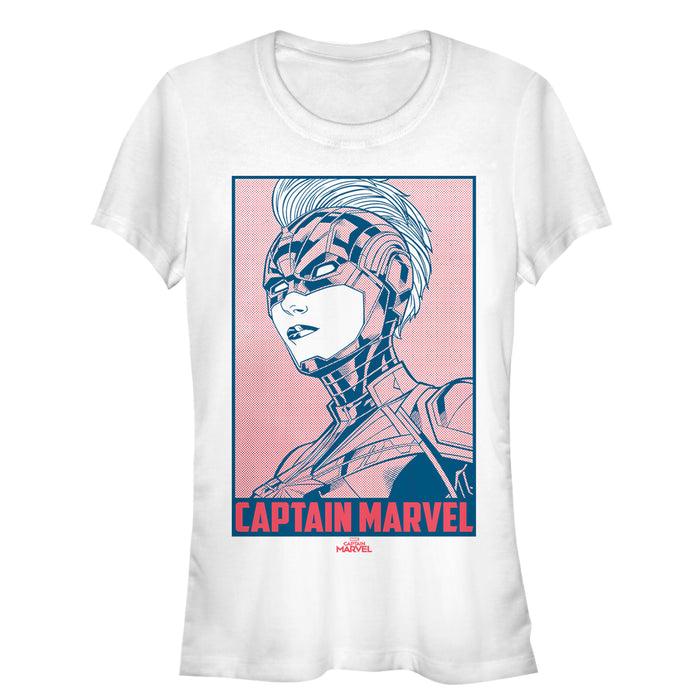 fifth sun Junior's Marvel Captain Marvel Kree Poster T-Shirt