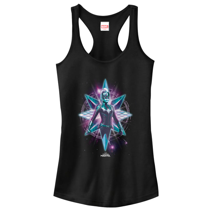 fifth sun Junior's Marvel Captain Marvel Noble Kree Racerback Tank Top