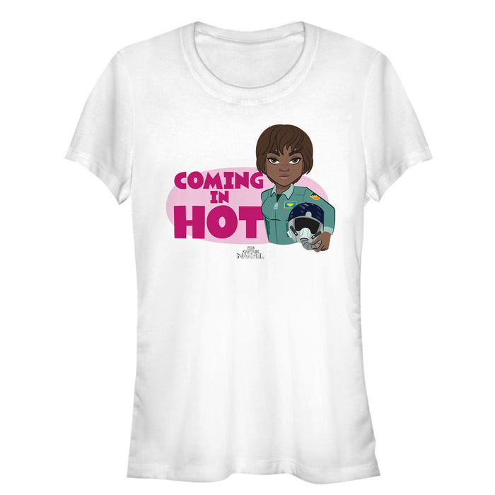 fifth sun Junior's Marvel Captain Marvel Photon Quote T-Shirt