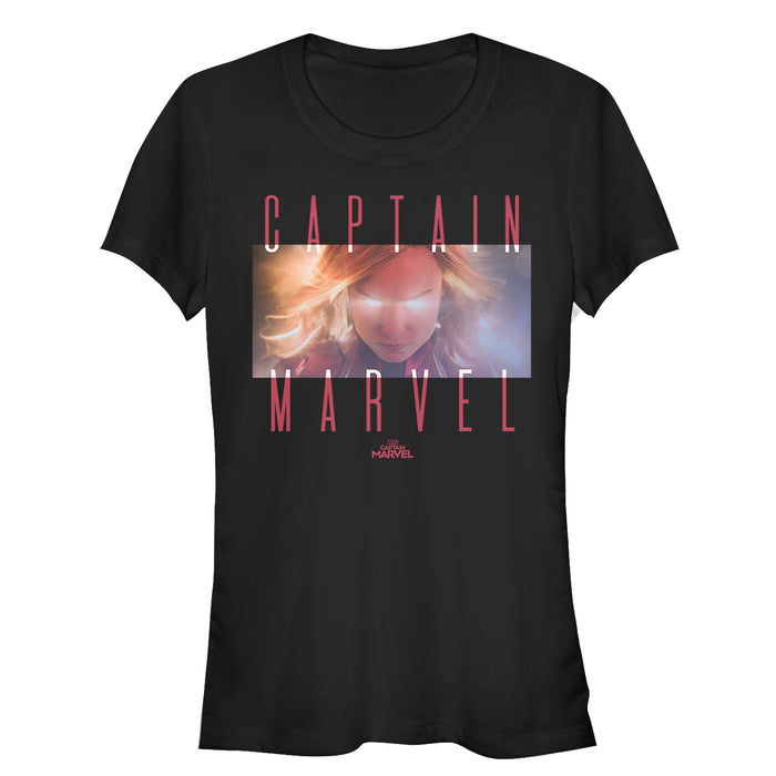 fifth sun Junior's Marvel Captain Marvel Power Stare T-Shirt
