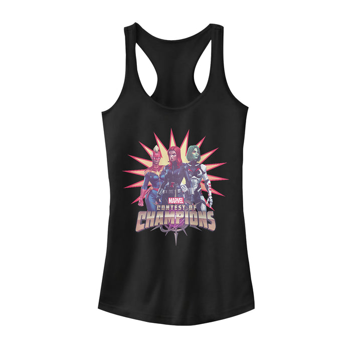 fifth sun Junior's Marvel Contest of Champions Heroines Racerback Tank Top