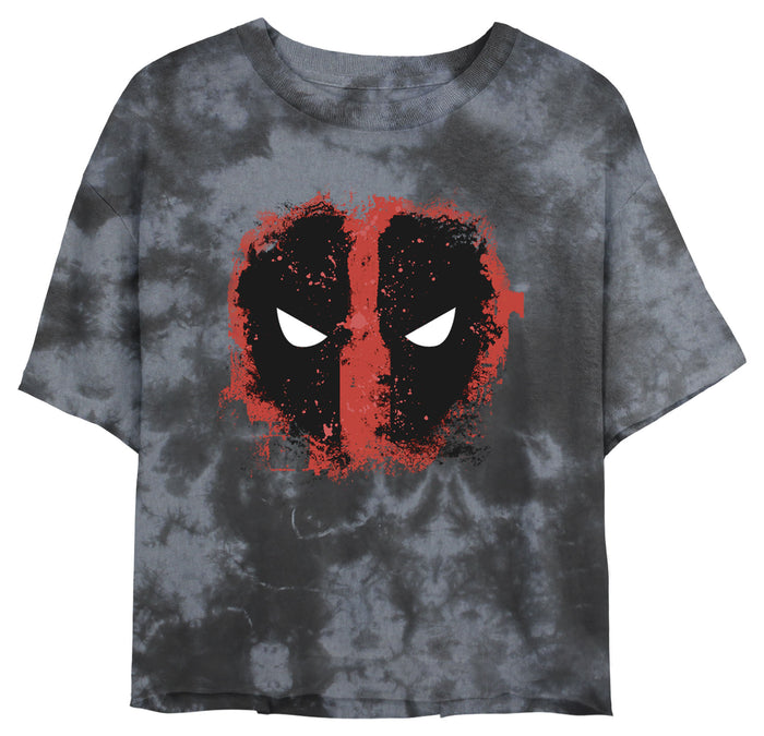 Fifth Sun Junior's Marvel Deadpool Distressed Angry Eyes T-Shirt