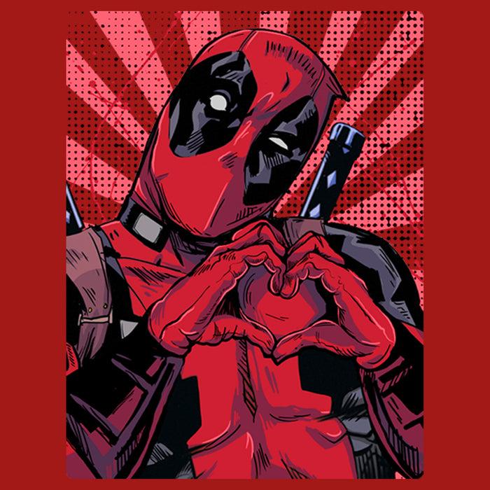 Fifth Sun Junior's Marvel Deadpool Heart You T-Shirt