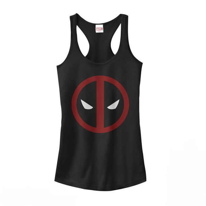 fifth sun Junior's Marvel Deadpool Mask Classic Racerback Tank Top