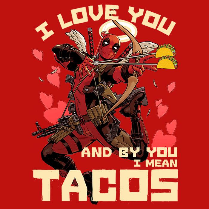 Fifth Sun Junior's Marvel Deadpool Taco Cupid T-Shirt