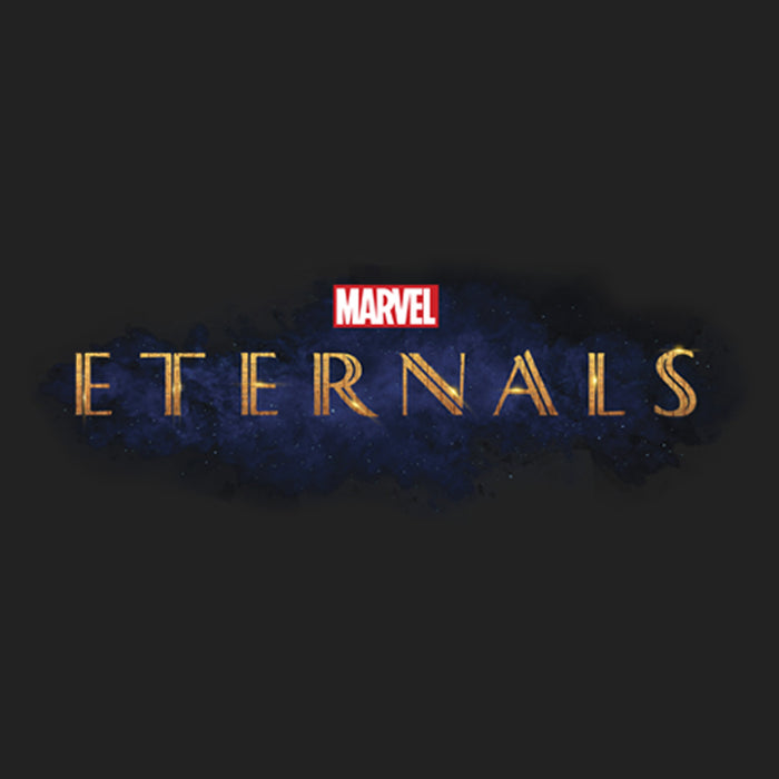 Fifth Sun Junior's Marvel Eternals Movie Logo Festival Muscle Tee