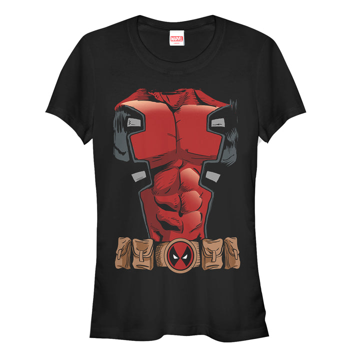 fifth sun Junior's Marvel Halloween Deadpool Costume T-Shirt