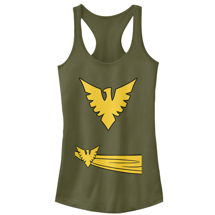 fifth sun Junior's Marvel Halloween X- Men Phoenix Costume Racerback Tank Top
