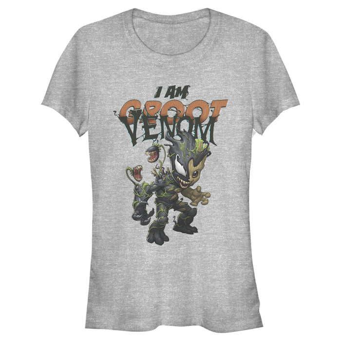 fifth sun Junior's Marvel I Am Groot Infected Venom T-Shirt