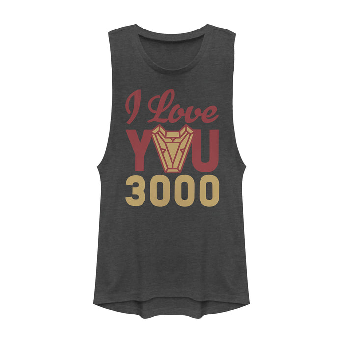 fifth sun Junior's Marvel Iron Man Arc Heart 3000 Festival Muscle Tee