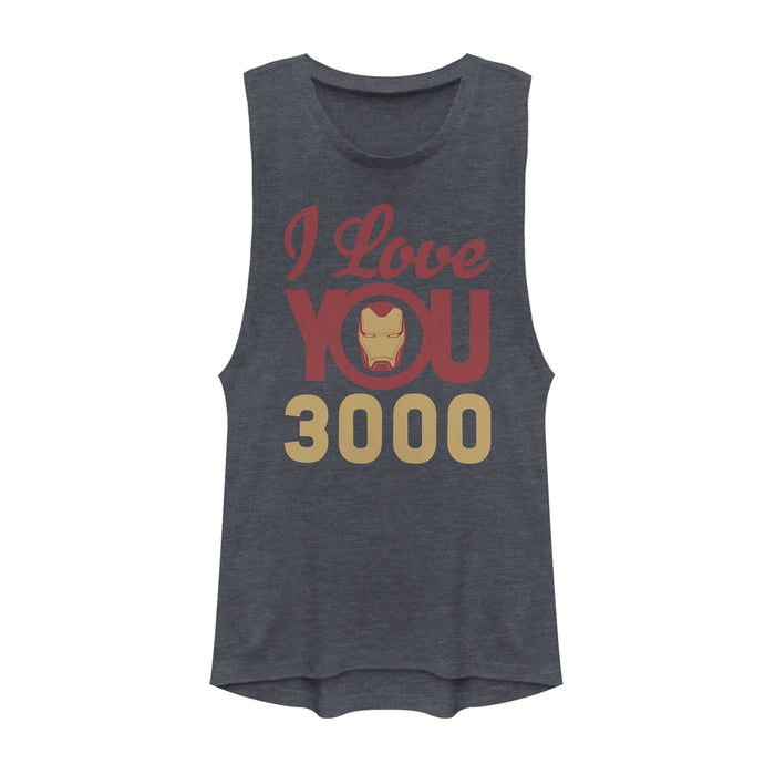 fifth sun Junior's Marvel Iron Man Love 3000 Festival Muscle Tee
