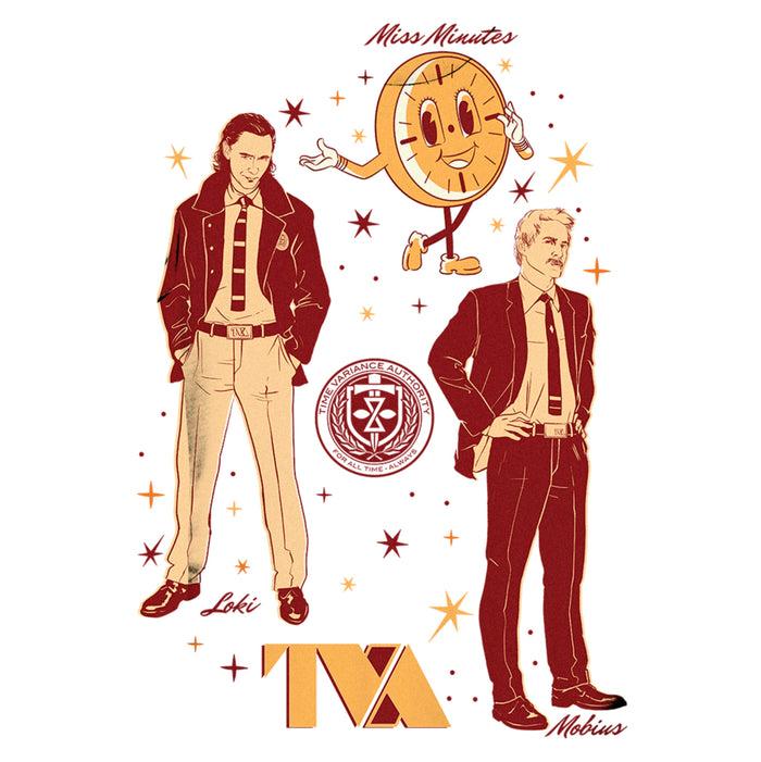 Fifth Sun Junior's Marvel Loki Retro Characters T-Shirt