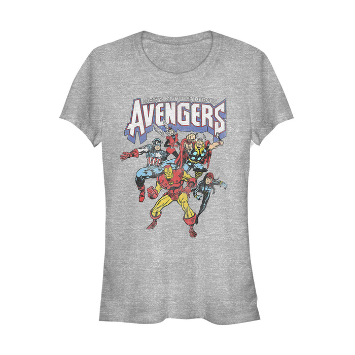 fifth sun Junior's Marvel Mightiest Heroes Avengers T-Shirt