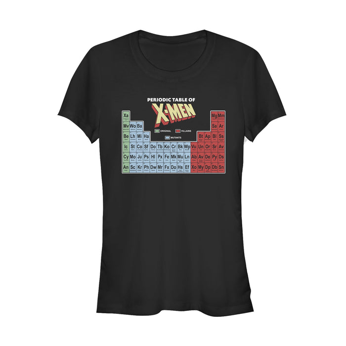 fifth sun Junior's Marvel Periodic Table of X-Men T-Shirt