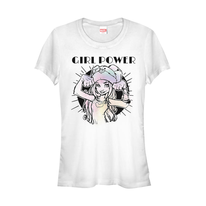 fifth sun Junior's Marvel Runaways Molly Girl Power T-Shirt