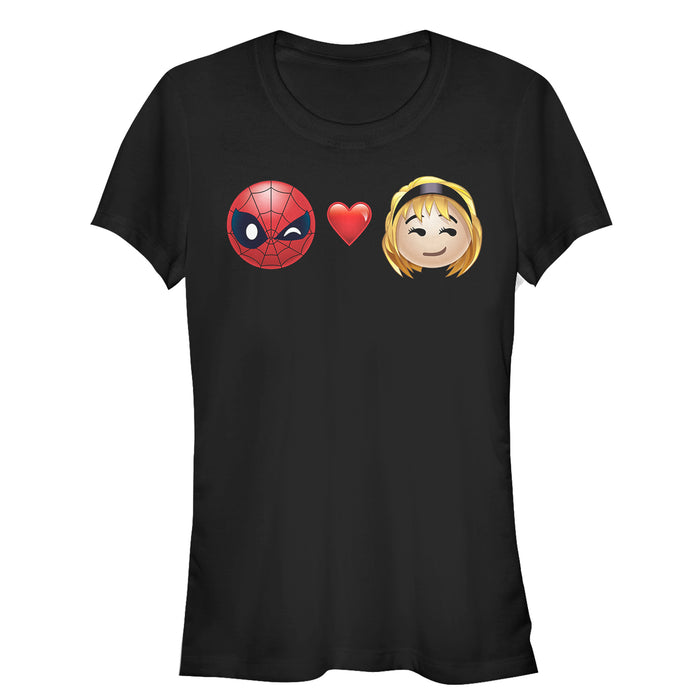 fifth sun Junior's Marvel Spider-Man and Gwen Love T-Shirt
