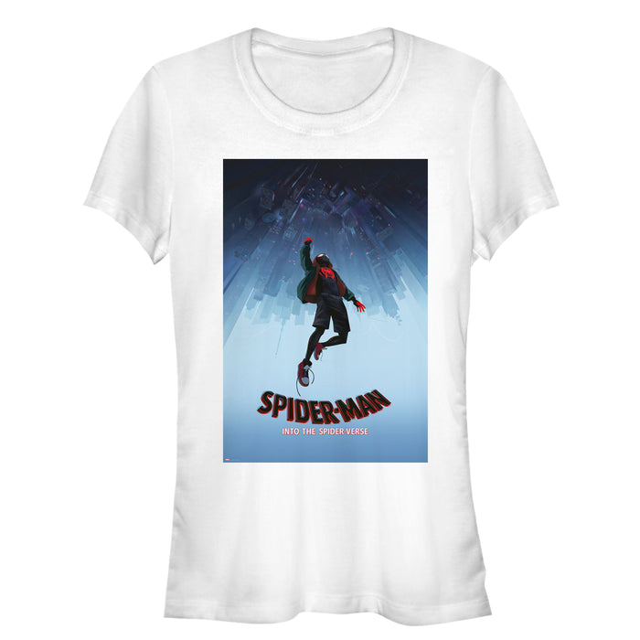 fifth sun Junior's Marvel Spider-Man: Into the Spider-Verse Fall T-Shirt
