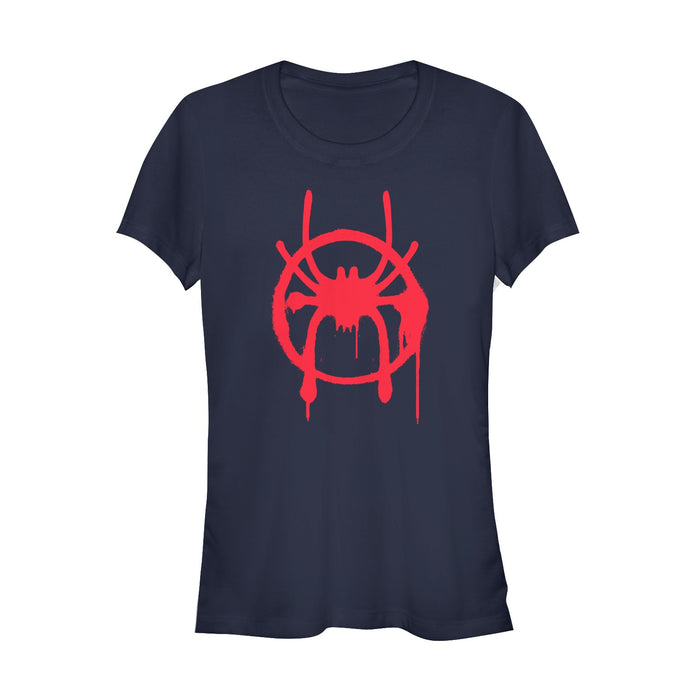 Fifth Sun Junior's Marvel Spider-Man: Into The Spider-Verse Symbol T-Shirt
