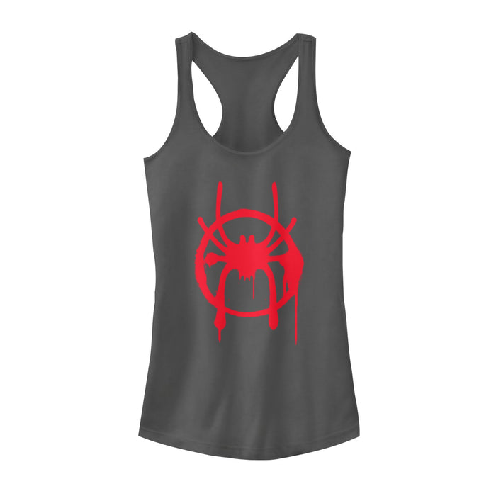 Fifth Sun Junior's Marvel Spider-Man: Into The Spider-Verse Symbol Racerback Tank Top
