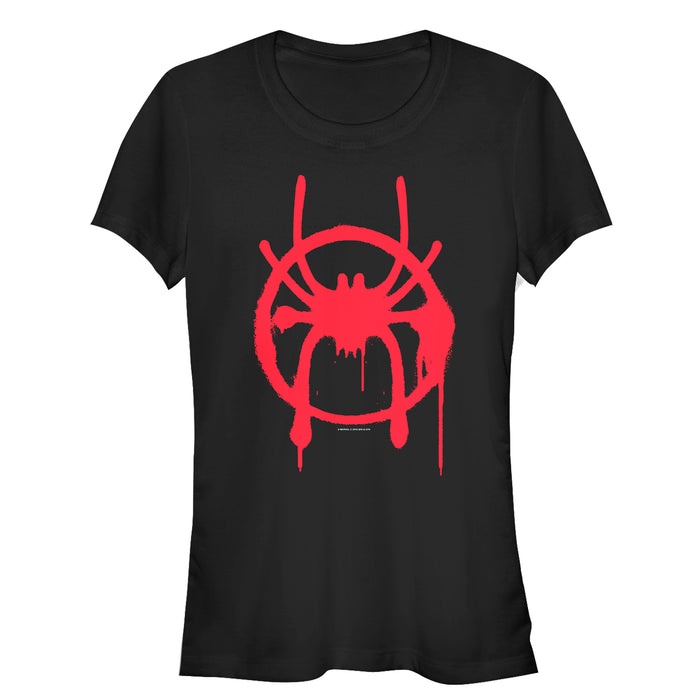 fifth sun Junior's Marvel Spider-Man: Into the Spider-Verse Symbol T-Shirt