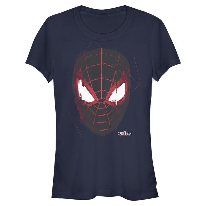 fifth sun Junior's Marvel Spider-Man: Miles Morales Glitch Mask T-Shirt